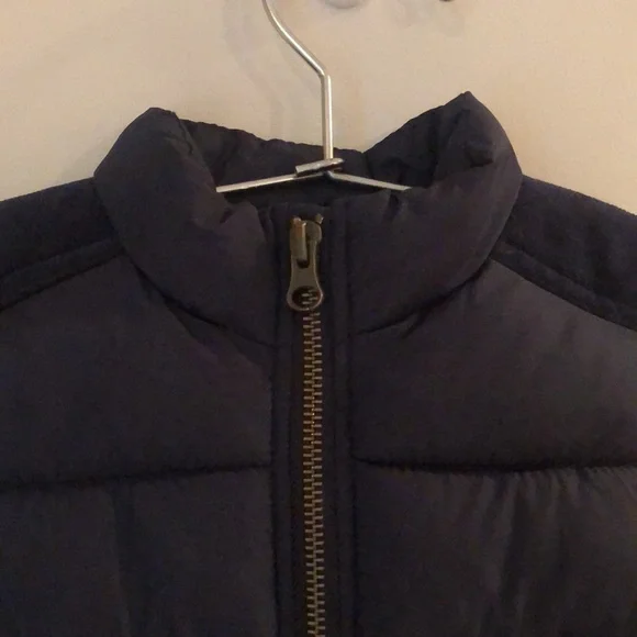 Baby Gap Puffer Vest Size 18-24 mos Boy Blue Corduroy Top and Pockets - Picture 5 of 10